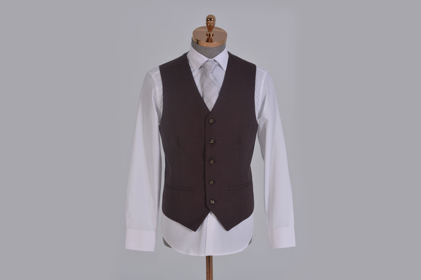 Vests Linen AS1K3041RG Espresso