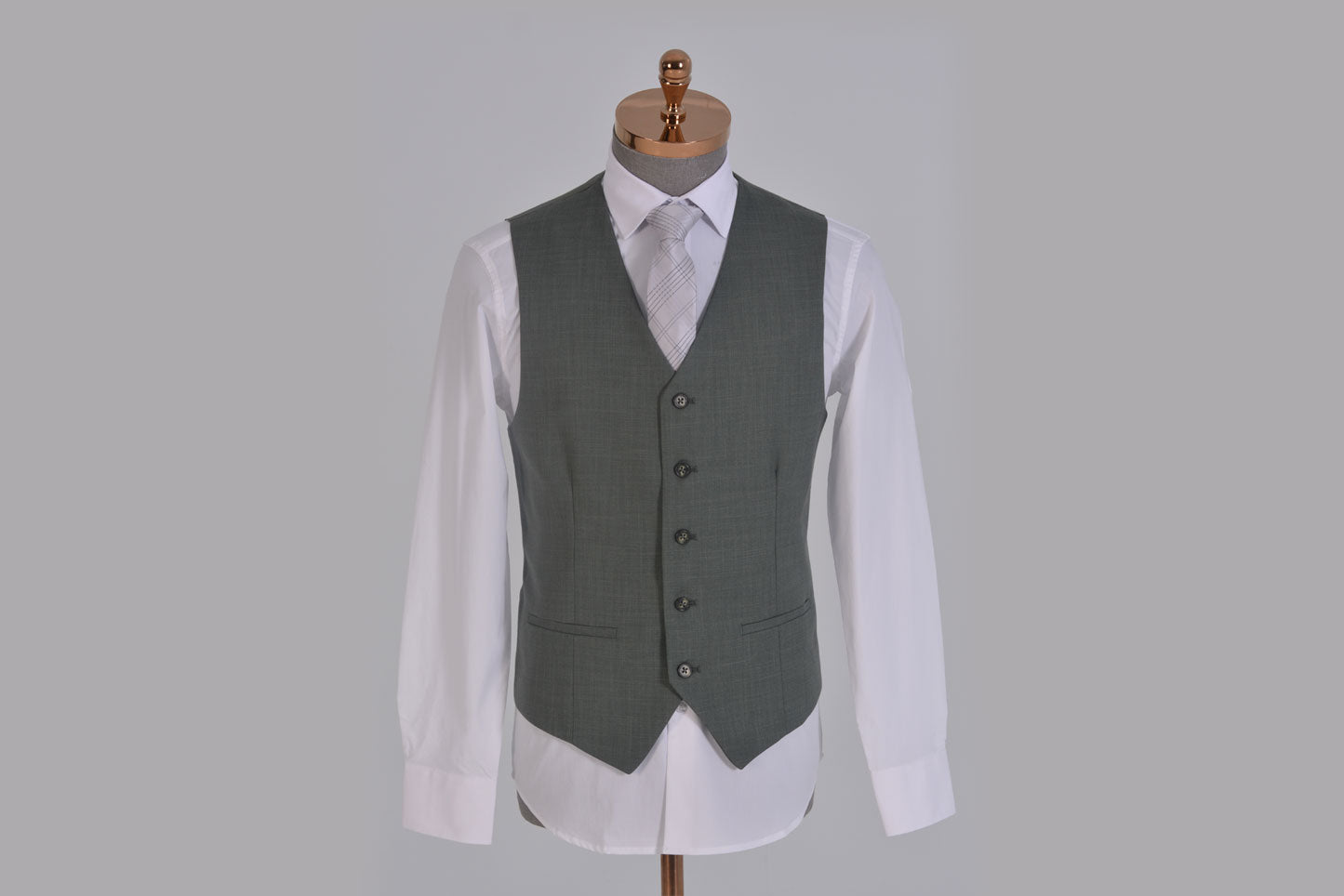 Vests Linen AS1K3041RG Olive