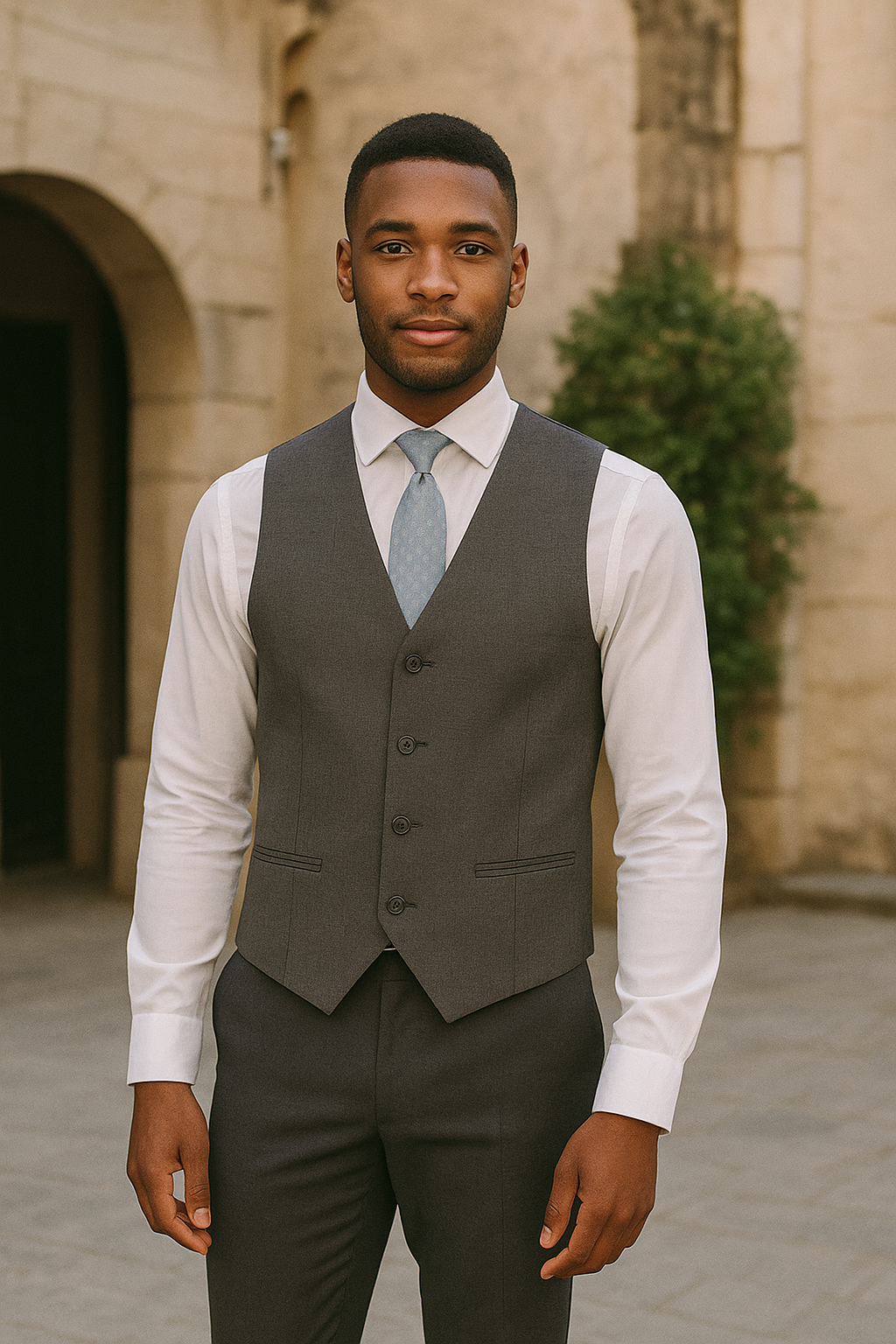 Vests Premium AS1K3018RG Dark Grey