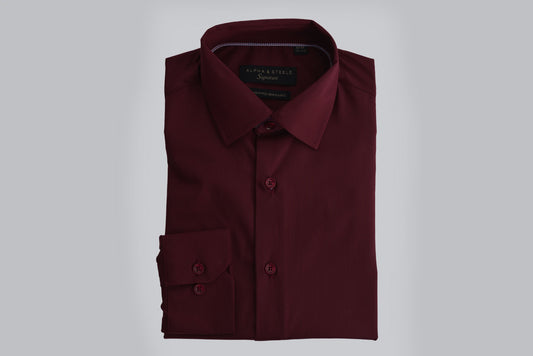 Shirts AS1H2505 Burgundy