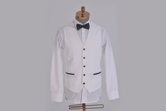 Vests Tuxedo AS1K3300RG White